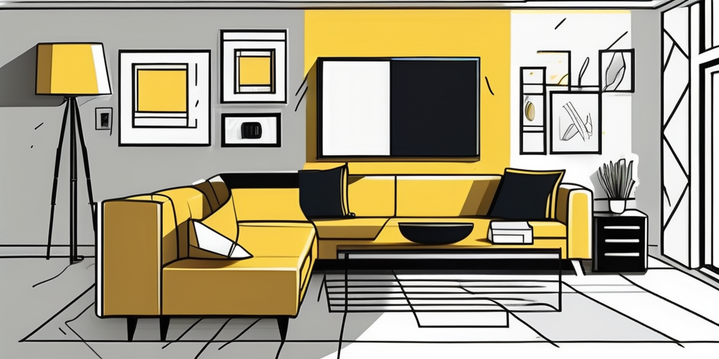 A modern living room in bernalillo